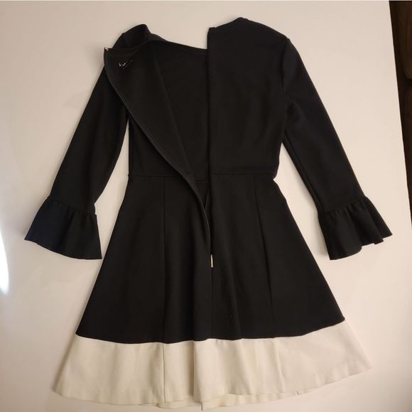 Kate Spade Bell Sleeve Pointe Pleated Dress - Picture 8 of 14